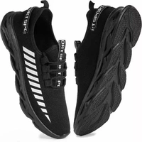 Black Printed Sneakers For Me - 9