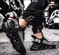 Black Printed Sneakers For Me - 9
