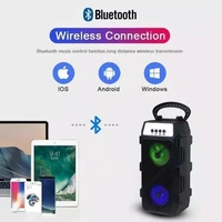 Latest Hot Selling Bluetooth Wireless Party Speaker with Wired Karaoke Mic, 6 Hrs Playtime, Immersive Sound, BT V5.2, 3.5mm AUX, USB, Micro SD Card Slot & Integrated Controls Karaoke Speaker with Free Mic