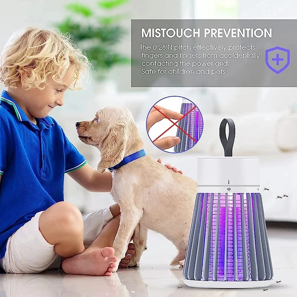Eco Friendly Electronic LED Mosquito Killer Machine Trap Lamp, Theory Screen Protector Mosquito Killer lamp for House ome, USB Powered Electronic (S Lamp)