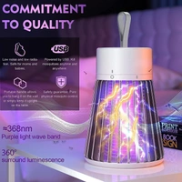 Eco Friendly Electronic LED Mosquito Killer Machine Trap Lamp, Theory Screen Protector Mosquito Killer lamp for House ome, USB Powered Electronic (S Lamp)