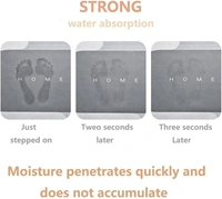 Super Absorbent Floor Mat,Bathroom Absorbent Carpet