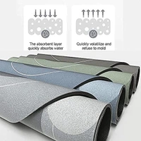 Super Absorbent Floor Mat,Bathroom Absorbent Carpet