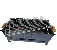 Portable charcoal BBQ grill for roasting and grilling