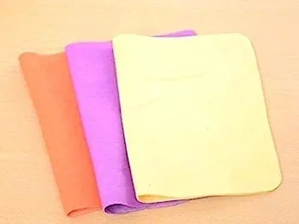 (Pack Of 2) Magic Towel Reusable Absorbent Water for Kitchen Cleaning Car Cleaning, Unique Living Towel, Super Absorbent, Chamois Leather Wipes Wet and Dry PVA Fibers Cloth