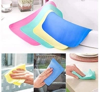 (Pack Of 2) Magic Towel Reusable Absorbent Water for Kitchen Cleaning Car Cleaning, Unique Living Towel, Super Absorbent, Chamois Leather Wipes Wet and Dry PVA Fibers Cloth