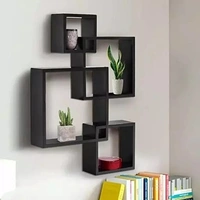 Wall Shelves Engineered Wood Wall Shelves| Rack Shelves for Bedroom Office Kitchen Living Room