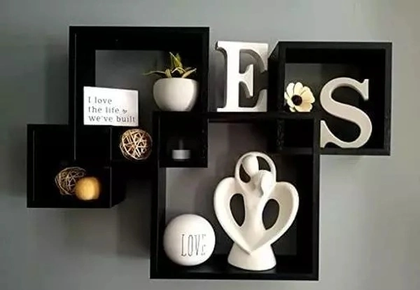 Wall Shelves Engineered Wood Wall Shelves| Rack Shelves for Bedroom Office Kitchen Living Room