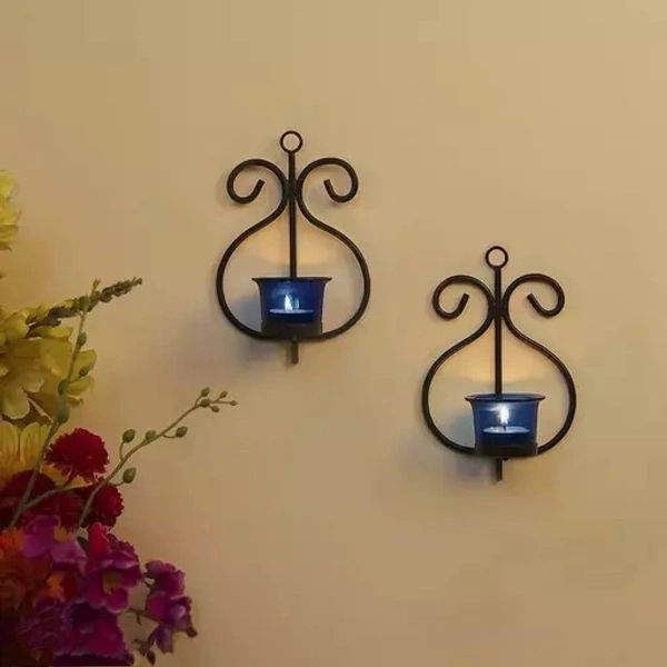 Trendy Tealight Candle Holder Wall Hanging(set of 2)