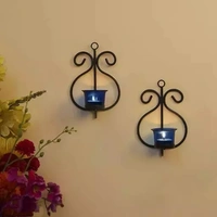 Trendy Tealight Candle Holder Wall Hanging(set of 2)
