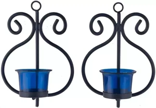 Trendy Tealight Candle Holder Wall Hanging(set of 2)