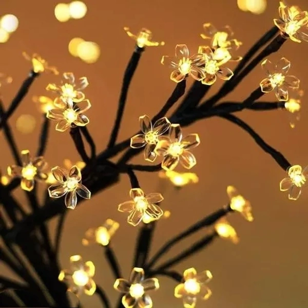Lilone 24 Led Blossom Tree For Home Decoration Night Light 14X5 Inches (Warm White , 2 Pin Plug)