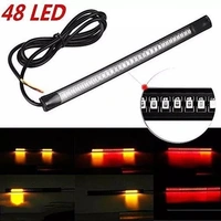 Master 1pc LED Strip With Tail Light Turn Signal And Brake Indicator- for all Bikes