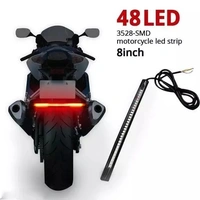 Master 1pc LED Strip With Tail Light Turn Signal And Brake Indicator- for all Bikes