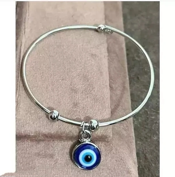 Evil Eye Bracelet and Pendant with Chain. Natural Blue Evil Eye Pendant Protect You From Bad Eyes For Boys and Girls.