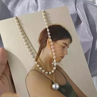 Charming Gold Plated Pearl Double Layered Necklace for Women and Girls