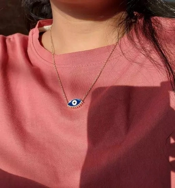 Minimal Evil Eye Pendants & Lockets
