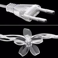 Silicone Blossom Flower 14 LED 3M Warm White Fairy String Lights for Festival Home Decoration (Pack of 1 Warm White)