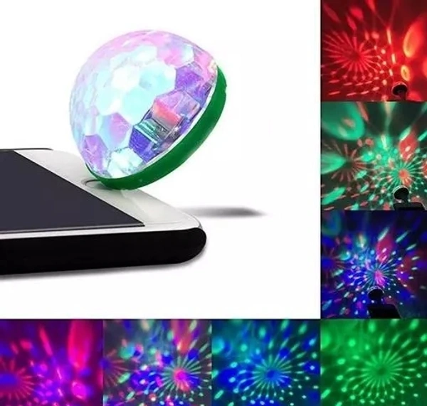 Lights Mini Disco DJ Disco Lamp Light Multi-Color Sound Activated Music Controlled Sensor Lights USB Powered Atmosphere Light Car Fancy Light(Multi-Colored)