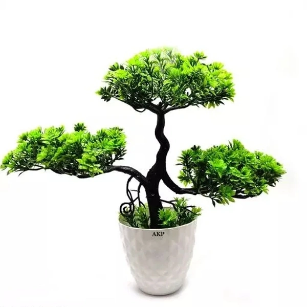 AKP Artificial Bonsai Plant with Pot for Home Decor and Living Room - Perfect Gift Idea