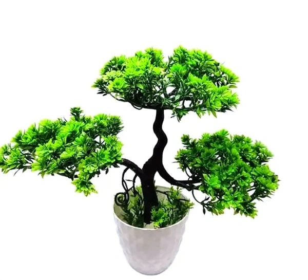 AKP Artificial Bonsai Plant with Pot for Home Decor and Living Room - Perfect Gift Idea