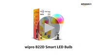 B22D 12.5W Wi-Fi Smart LED Bulb with Music Sync for Amazon Alexa & Google Assistant (Pack of 1, Multicolor)74%off74%off