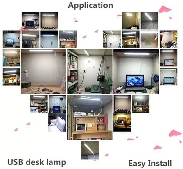 Portable USB LED Mini Tube Light, with High Brightness Cool Day Light for Small Rooms, Petty Shops, Car Indoor Mini Light Straight Linear LED Tube Light 1metre Wire -(10inch)