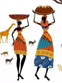 African Jungle Story Wall Sticker