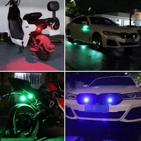 Shakeit Safety Signal Warning Blinking Strobe Multicolor Led Light with USB Rechargeable Multipurpose IP67 Waterproof for Motorbike, Helmet, Drone, Bicycle , Toys Multipurpose (1.Pcs Multicolor )