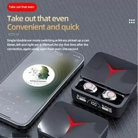 Bluetooth M19 / M90 / M10 / T2 TWS Wireless Bluetooth Headset LED Large Screen Digital Display Touch waterproof earbuds under 400