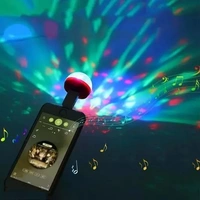 New USB Party Lights LED Small Magic Disco Ball Sound Control DJ Light Disco Light for Car Led Light USB Light (Multi-Colour)