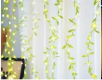 Leaf Curtain Light Size: 14 feet Long. 3.5 feet Height