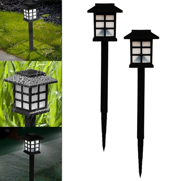 Solar Garden Lights LED Outdoor Stake Spotlight Fixture for Garden Light (Pack of 2pc )