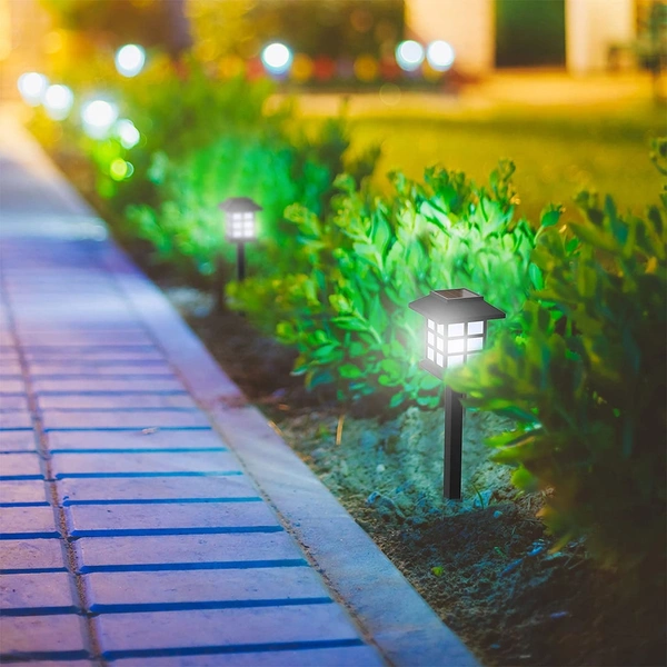 Solar Garden Lights LED Outdoor Stake Spotlight Fixture for Garden Light (Pack of 2pc )