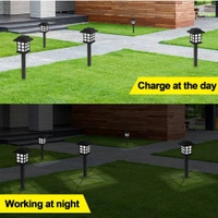 Solar Garden Lights LED Outdoor Stake Spotlight Fixture for Garden Light (Pack of 2pc )