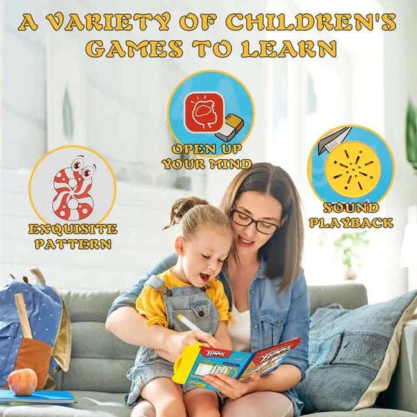 MUSICAL LEARNING STUDY BOOK WITH NUMBERS, LETTERS 