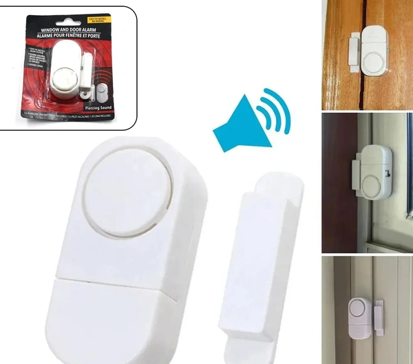Wireless Window Door Alarm, Sensor Door Alarm for Kids Safety, Alarm System for Home Security for Pool, Garage, Apartment, Dorm, RV and Office 