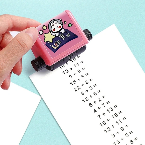  Roller Digital Teaching Stamp, Addition and Subtraction Roller Stamp