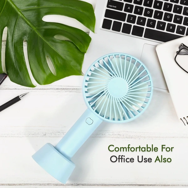  PORTABLE CLASSIC HAND FAN TABLE FAN 3 STEP SPEED SETTING FAN PERSONAL DESK FAN SUITABLE FOR OFFICE , SCHOOL & HOME USE