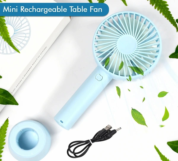  PORTABLE CLASSIC HAND FAN TABLE FAN 3 STEP SPEED SETTING FAN PERSONAL DESK FAN SUITABLE FOR OFFICE , SCHOOL & HOME USE