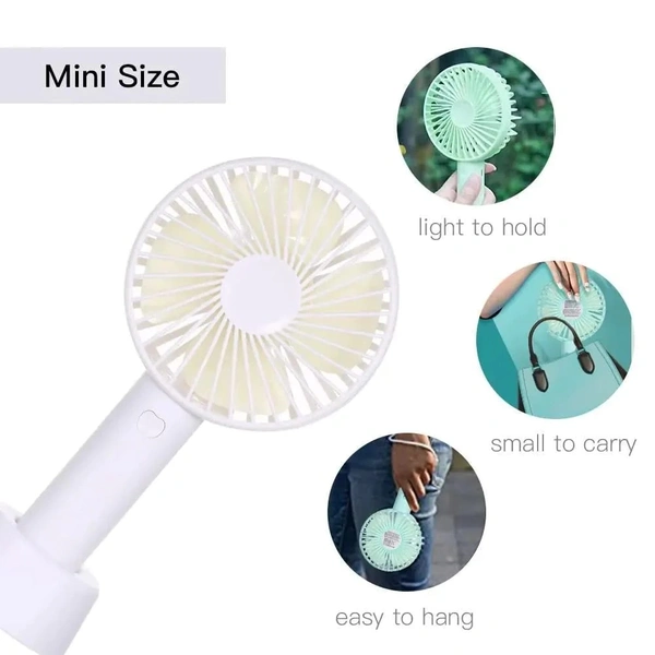  PORTABLE CLASSIC HAND FAN TABLE FAN 3 STEP SPEED SETTING FAN PERSONAL DESK FAN SUITABLE FOR OFFICE , SCHOOL & HOME USE