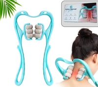 NECK SHOULDER MASSAGER, PORTABLE RELIEVING THE BACK FOR MEN RELIEVING THE WAIST WOMEN (1PC)
