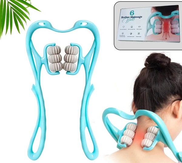 NECK SHOULDER MASSAGER, PORTABLE RELIEVING THE BACK FOR MEN RELIEVING THE WAIST WOMEN (1PC)
