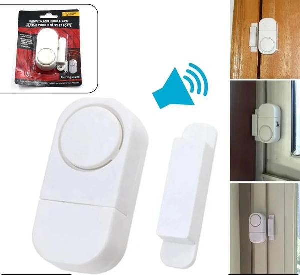 Wireless Window Door Alarm, Sensor Door Alarm for Kids Safety, Alarm System for Home Security for Pool, Garage, Apartment, Dorm, RV and Office 