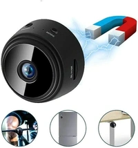 HD Focus Magnet Camera Full HD Mini WiFi Night Vision IP Wireless 1080P Audio Video Nanny Camera for Home Offices Security (Magnet Camera)