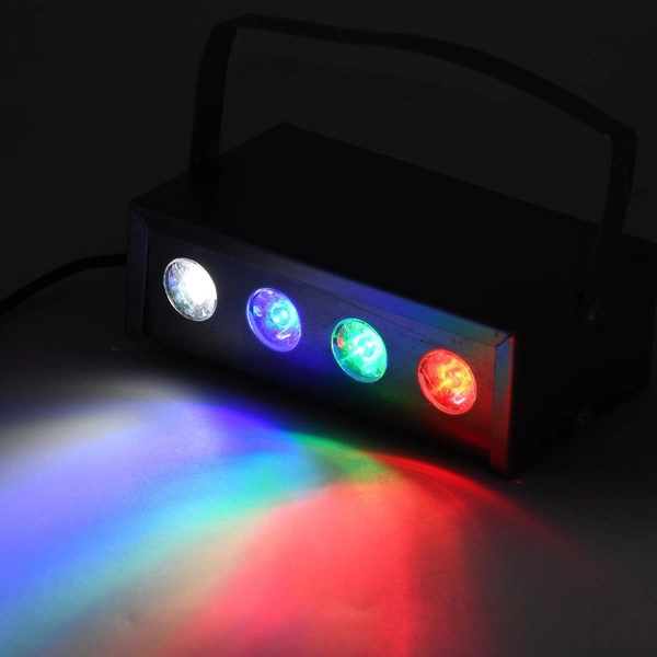 Mini Laser Projector Low Par Light 4 LED RGBW Stage Lighting Laser Light, Special Effects, Party Light