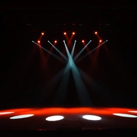 Mini Laser Projector Low Par Light 4 LED RGBW Stage Lighting Laser Light, Special Effects, Party Light