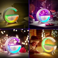 3-in-1 Multi-Function LED Night Lamp with Bluetooth Speaker, Wireless Charging, for Bedroom for Music, Party and Mood Lighting - Perfect Gift for All Occasions