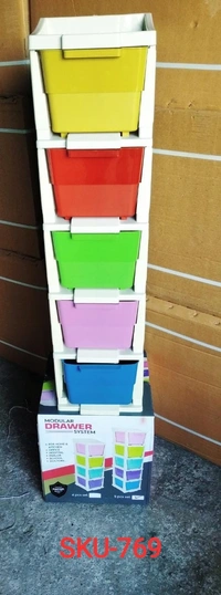 5-Layer Extra Large Multi-Purpose Modular Drawer Storage Organizer
