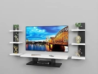 Engineered Wood TV Entertainment Unit Walnut  /WHITE(Ideal for Upto 32")